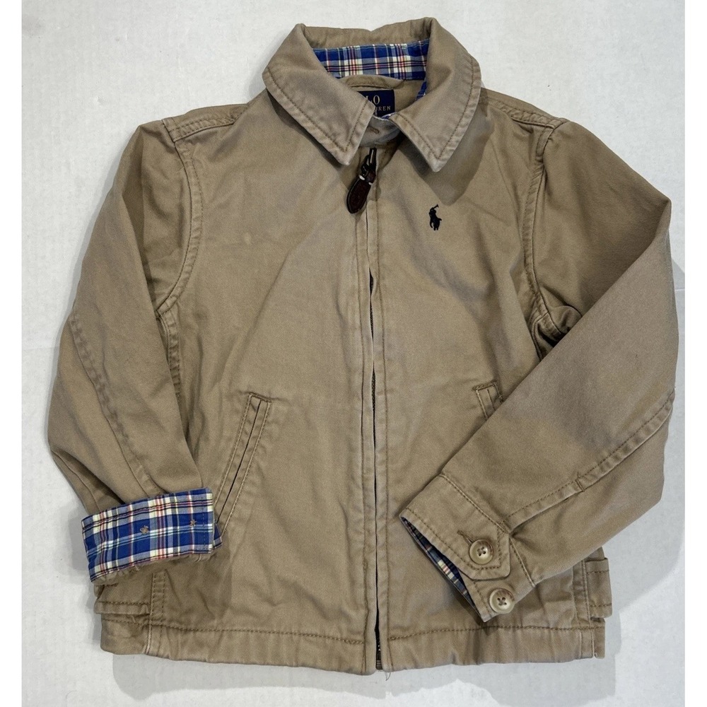 Boys Polo Ralph Lauren Harrington Jacket Size 4/4T